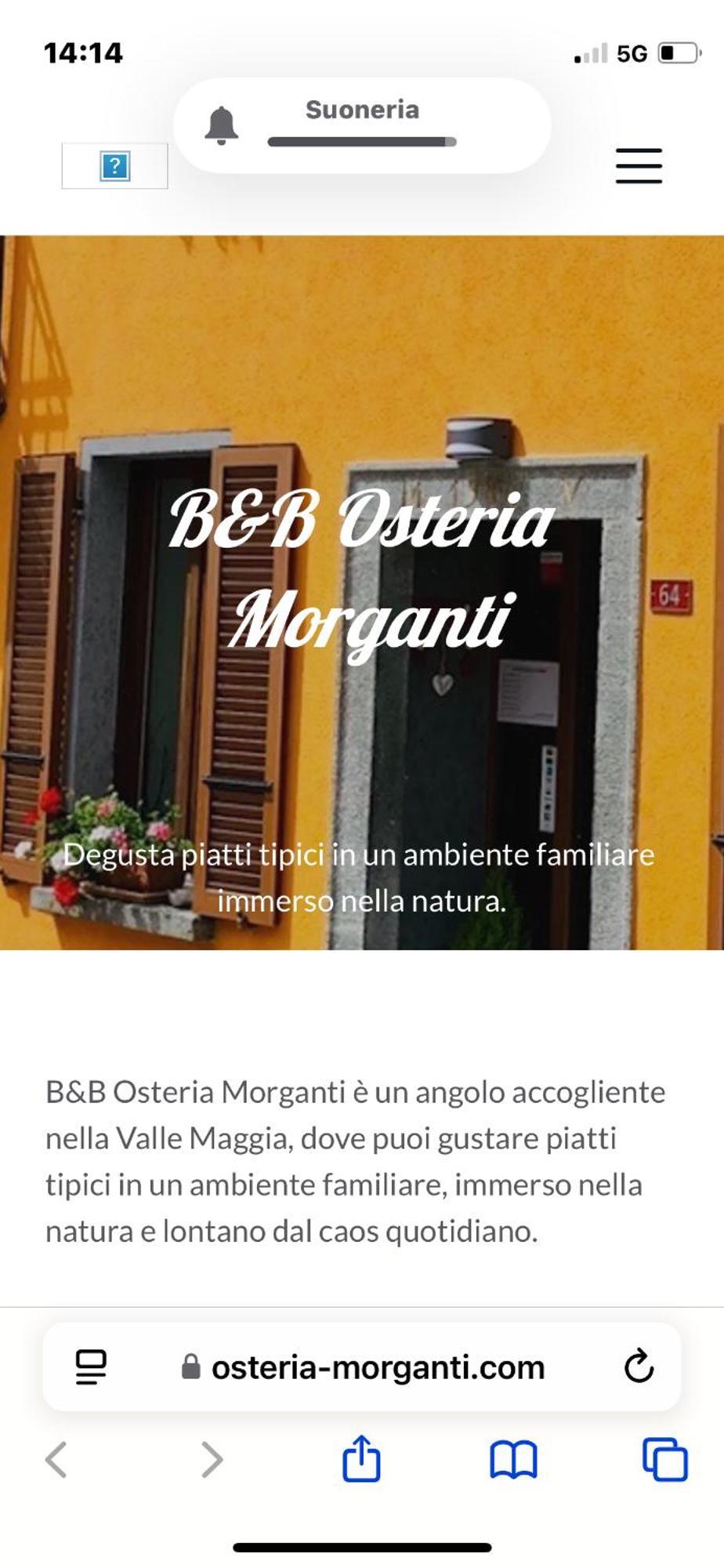 B&B Osteria Morganti Someo Dış mekan fotoğraf